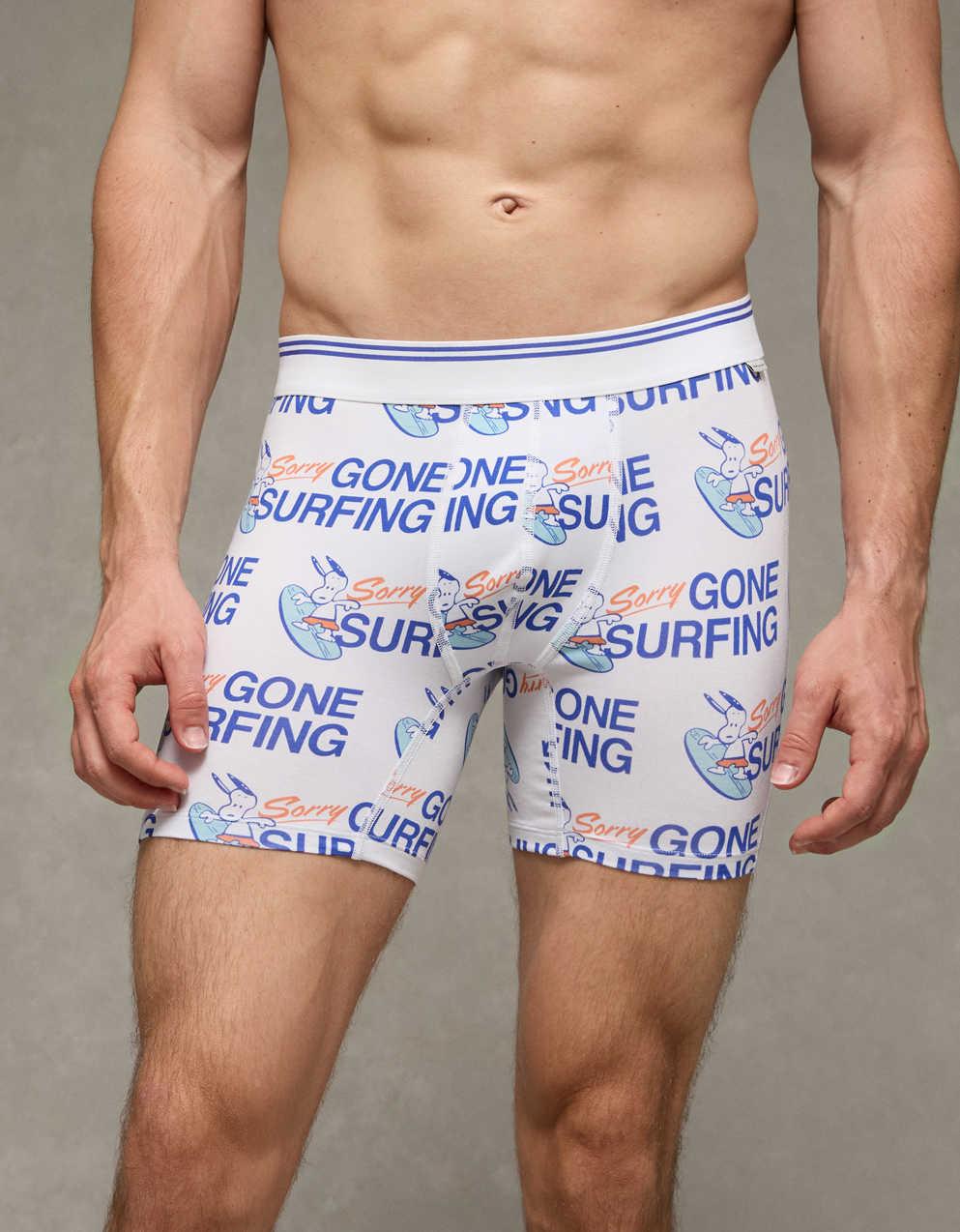 AEO Men's Snoopy 6" Ultra Soft Boxer Brief