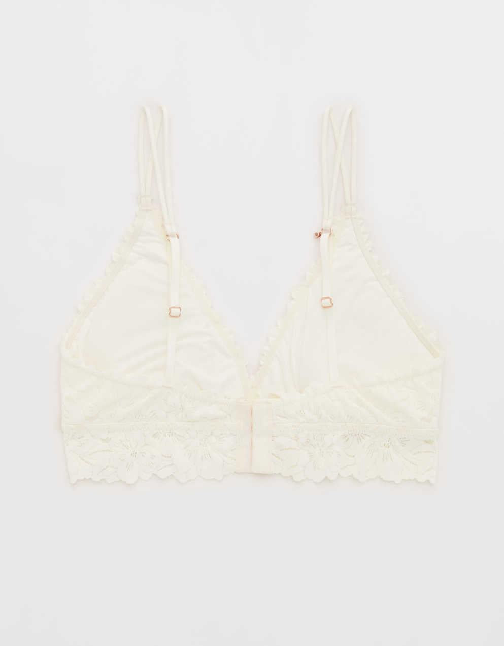 Show Off Rosey Lace Padded Plunge Bralette