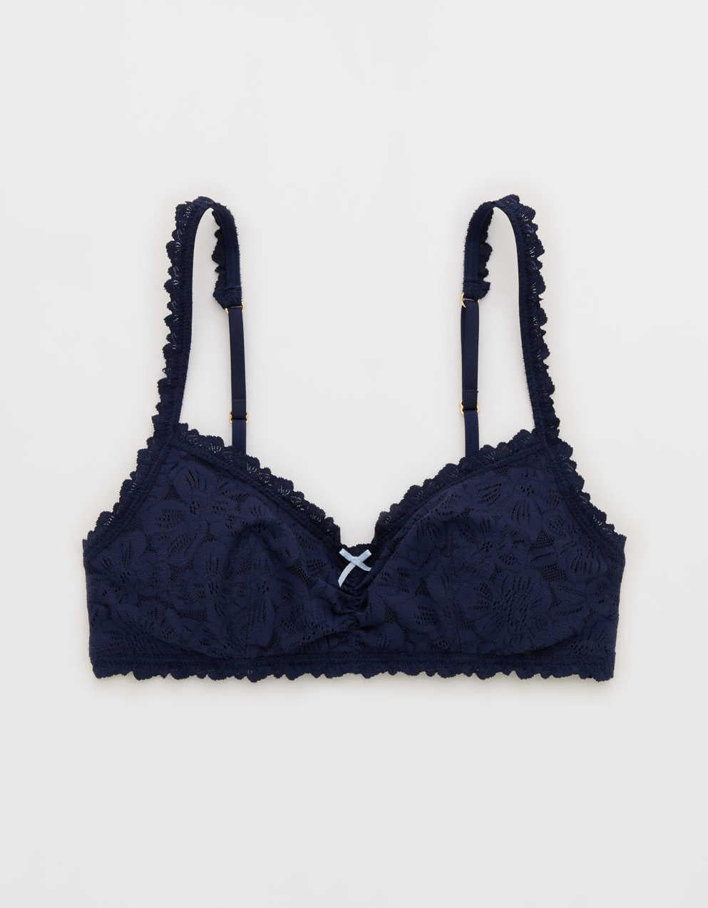 Show Off Rosey Lace Padded Scoop Bralette