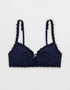 Show Off Rosey Lace Padded Scoop Bralette