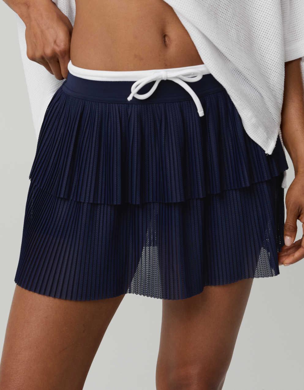 OFFLINE By Aerie Real Me Pleated Mesh Skort