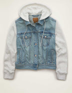 AE Hooded Denim Jacket
