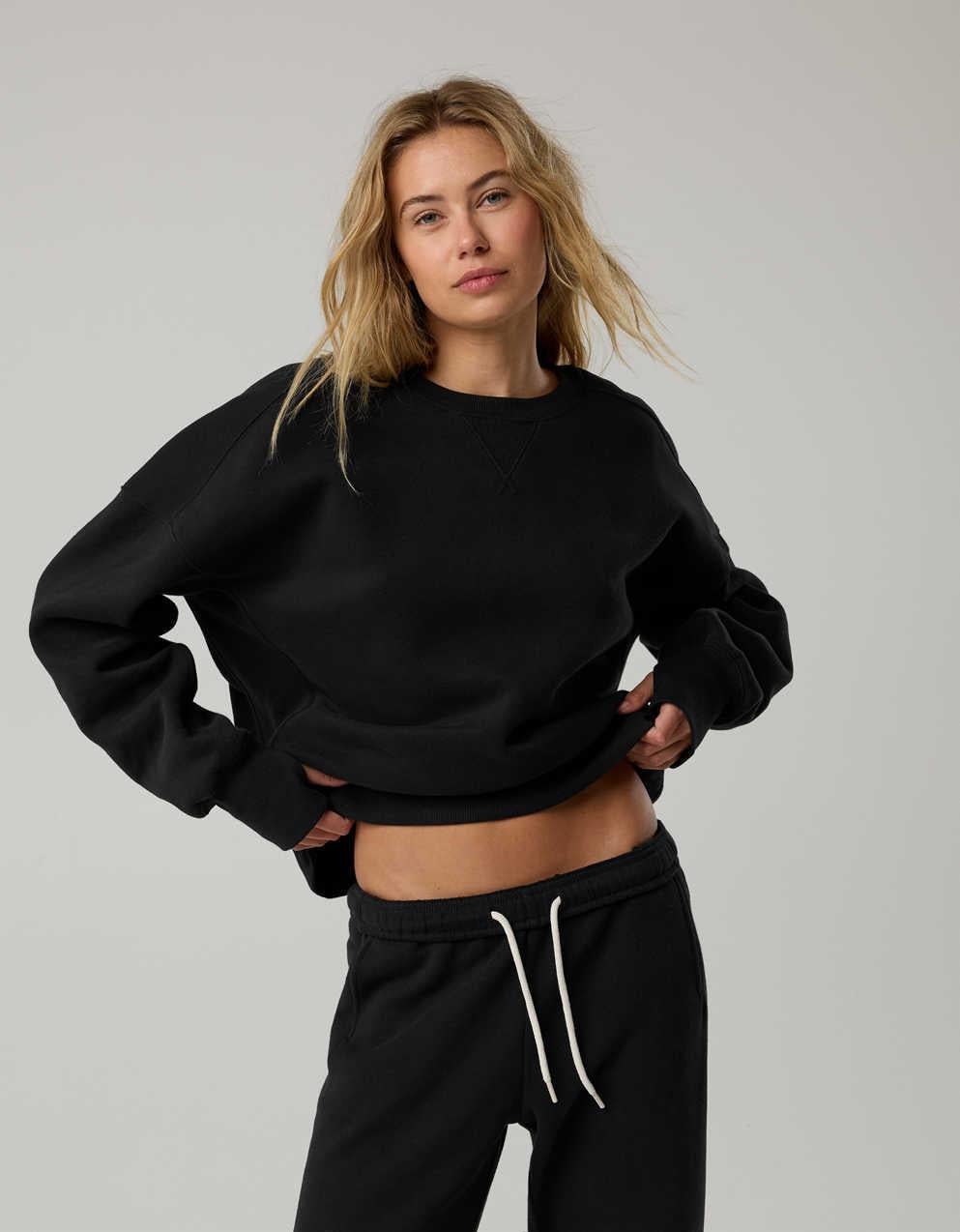 OFFLINE By Aerie Cloud Fleece Classic Crewneck Sweatshirt