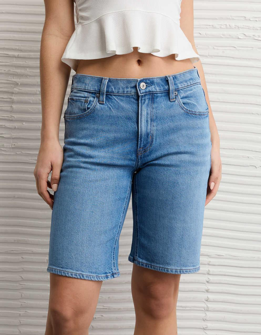 AE Stretch High-Waisted 11" Jort
