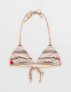 Aerie Reversible Metallic Binding Halter Triangle Bikini Top