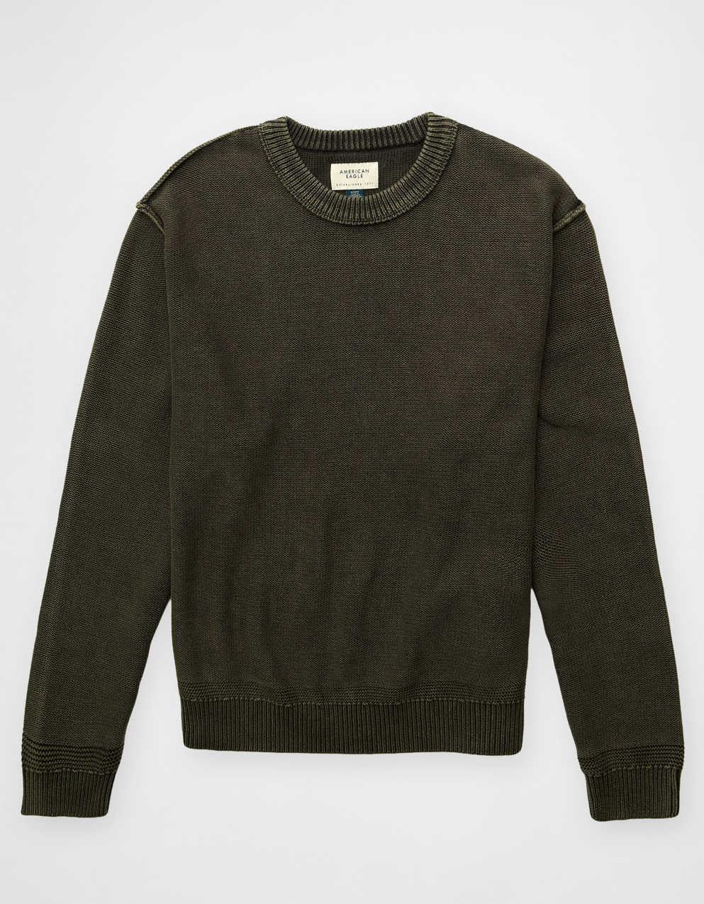 AE Washed Reverse Sweater