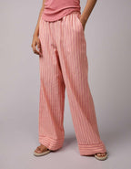 AE High-Waisted Linen-Blend Pull-On Pant