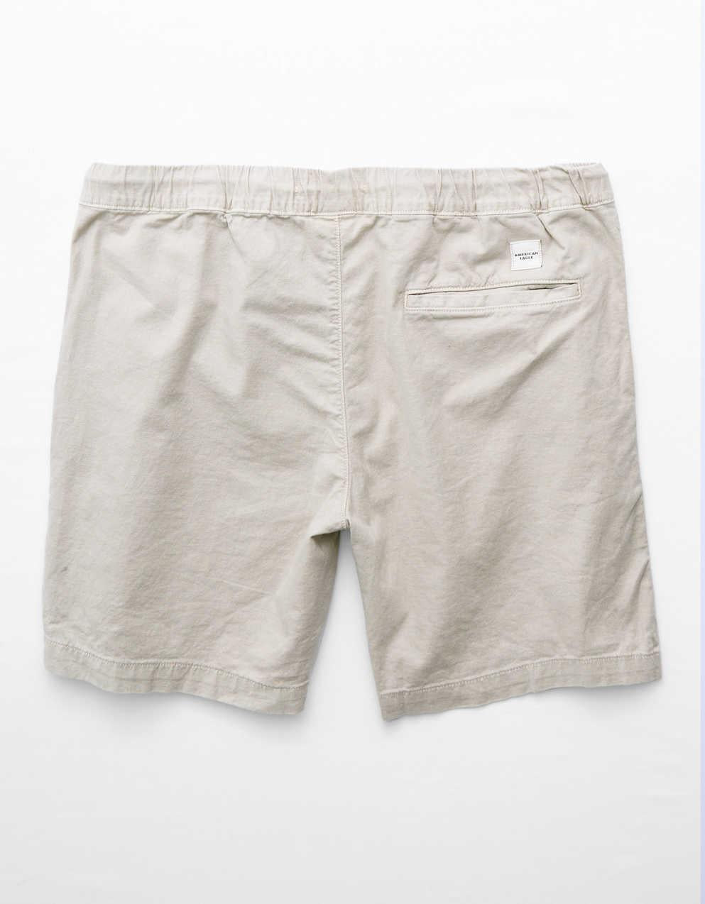 AE 8" Flex Lived-In Linen-Blend Trekker Short