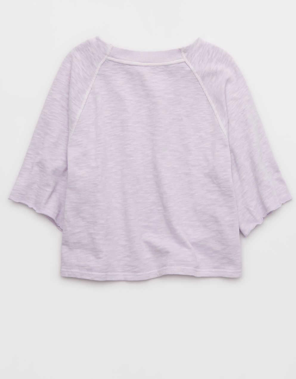Aerie It's Casual Knit Slub T-Shirt