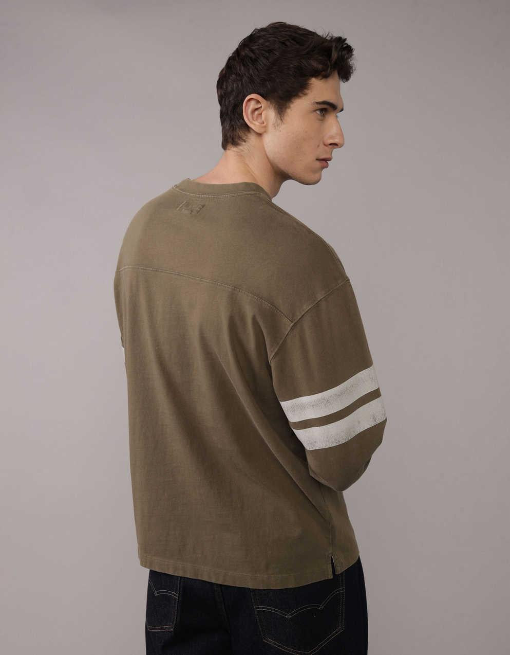AE Long Sleeve Graphic Football T-Shirt