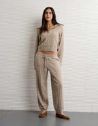 AE Cable Knit Sweatpant
