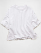AE Boxy Short-Sleeve Sweatshirt