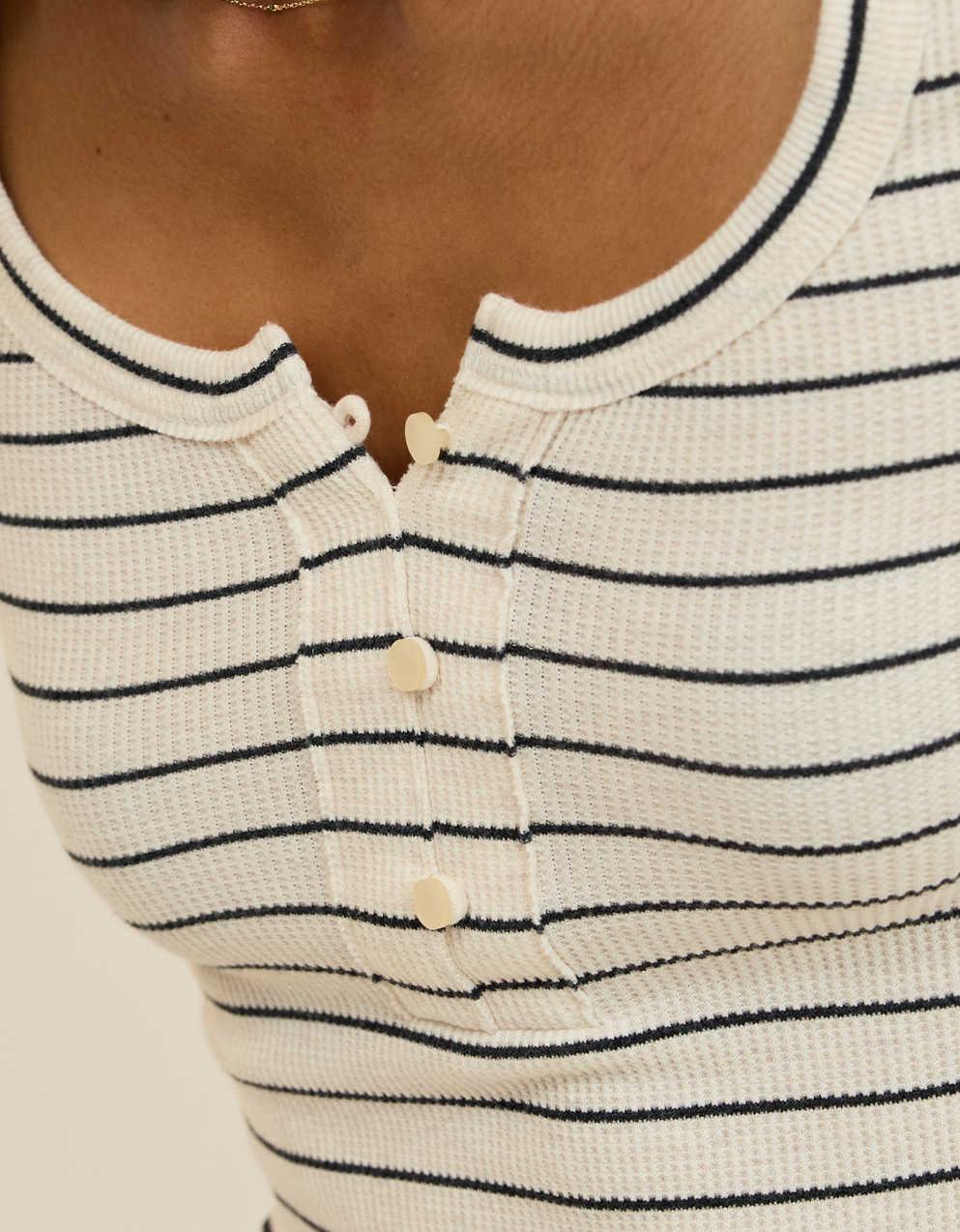 Aerie Essential Henley Layering T-Shirt