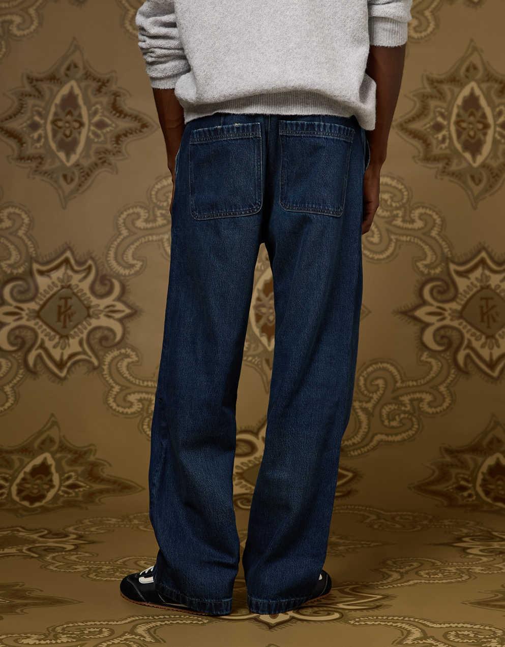AE x Tru Kolors Pleated Denim Trouser