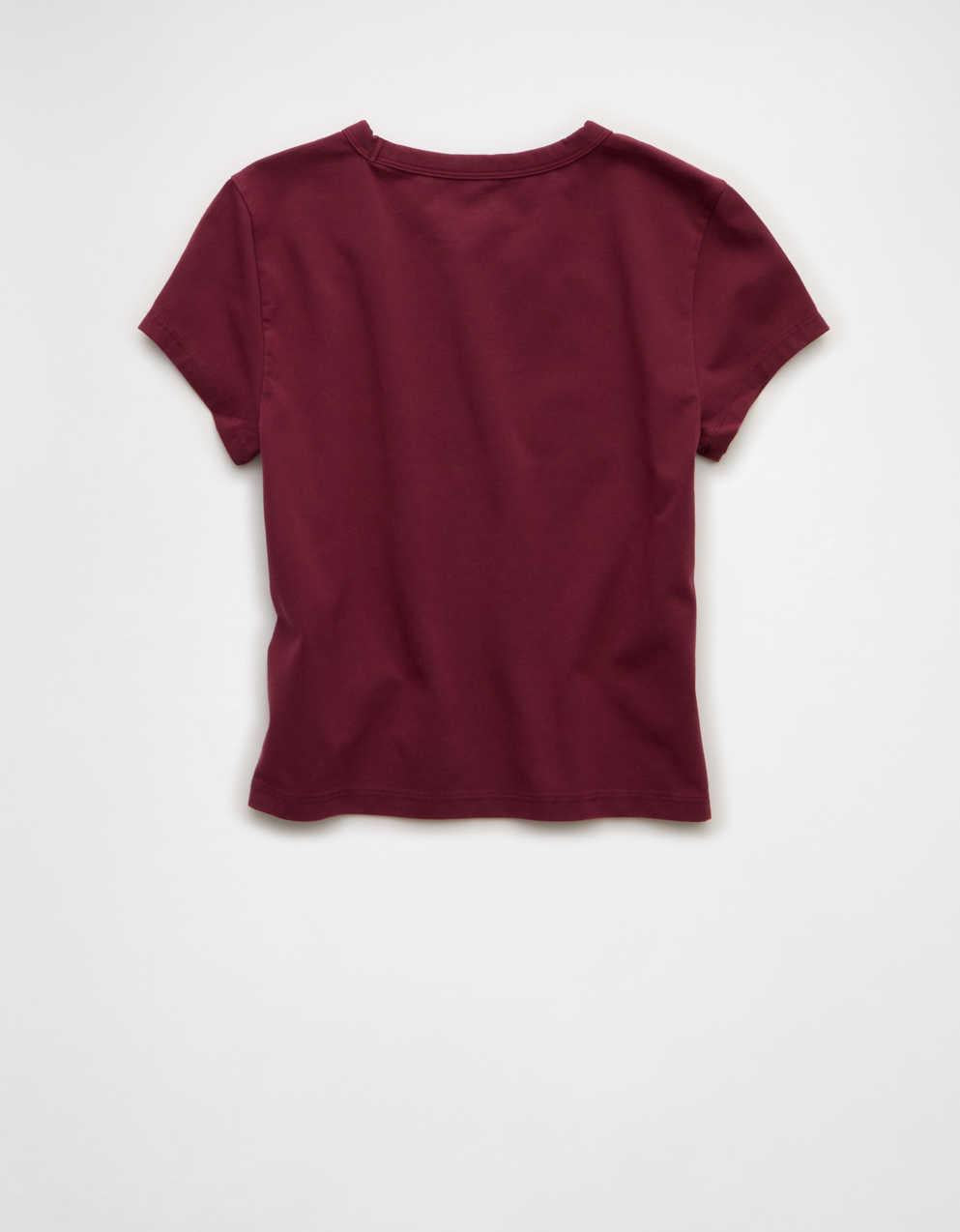 AE Fitted Cropped Graphic T-Shirt