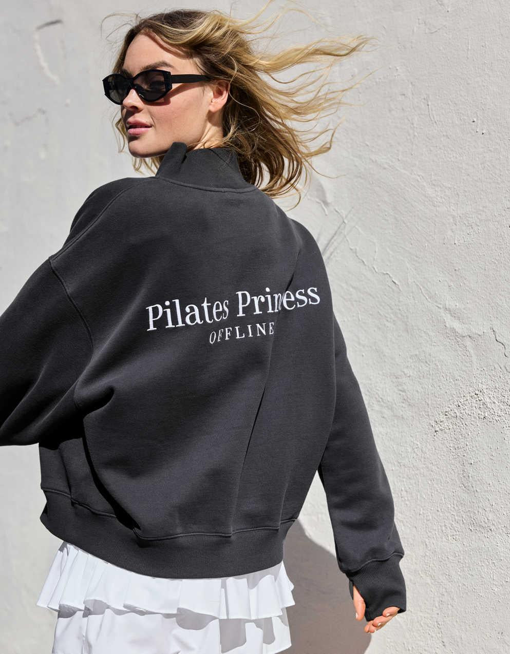 OFFLINE By Aerie Cloud Fleece Quarter Zip Sweatshirt