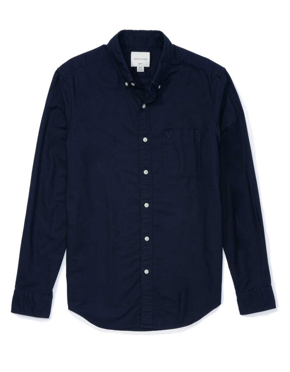 AE Slim Fit Flex Oxford Button-Up Shirt