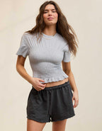 Aerie Smocked T-Shirt