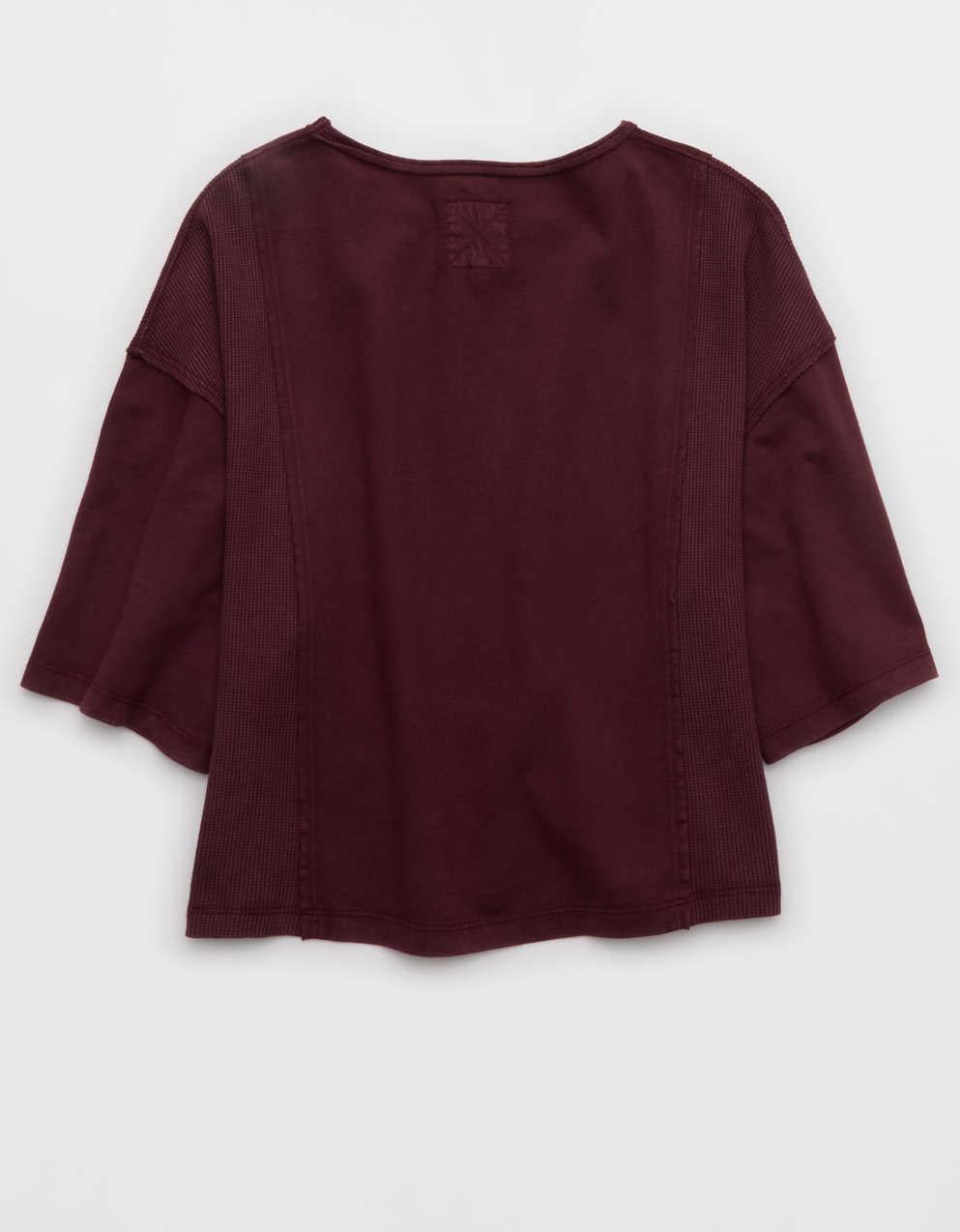 Aerie Unwind Waffle T-Shirt