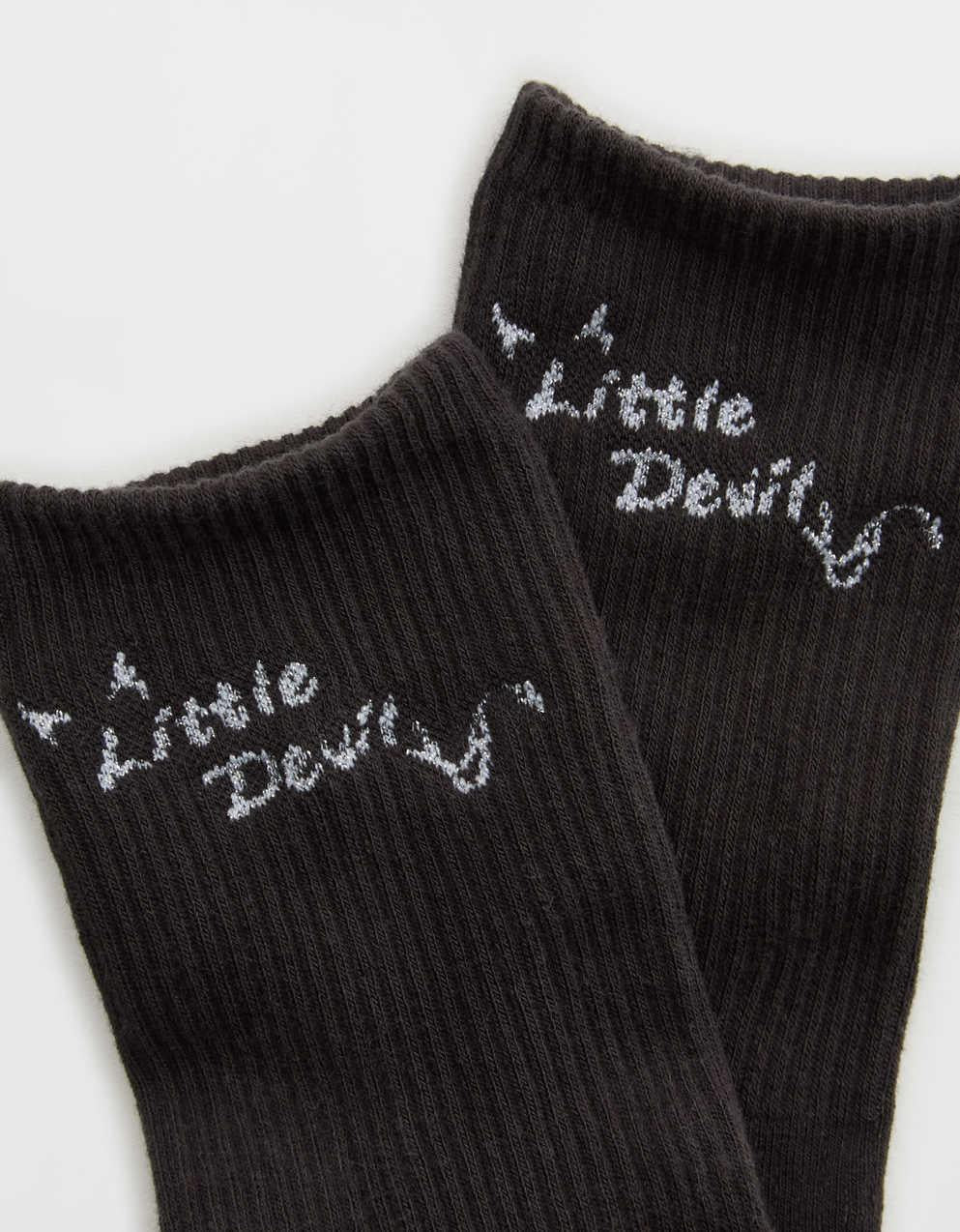 Aerie Ribbed Cotton Crew Socks