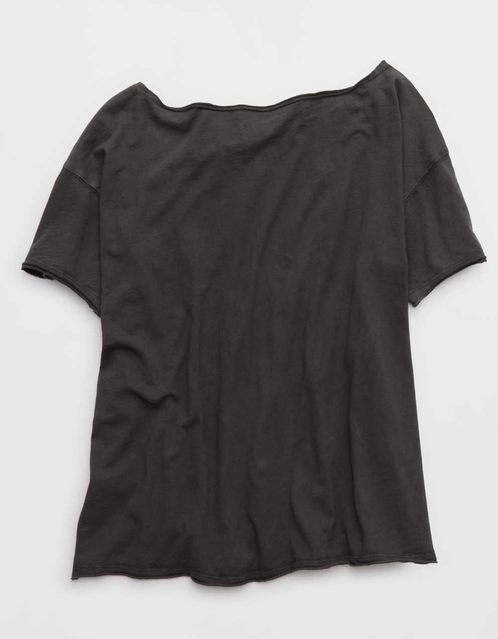 Aerie Off The Shoulder Oversized Boyfriend T-Shirt