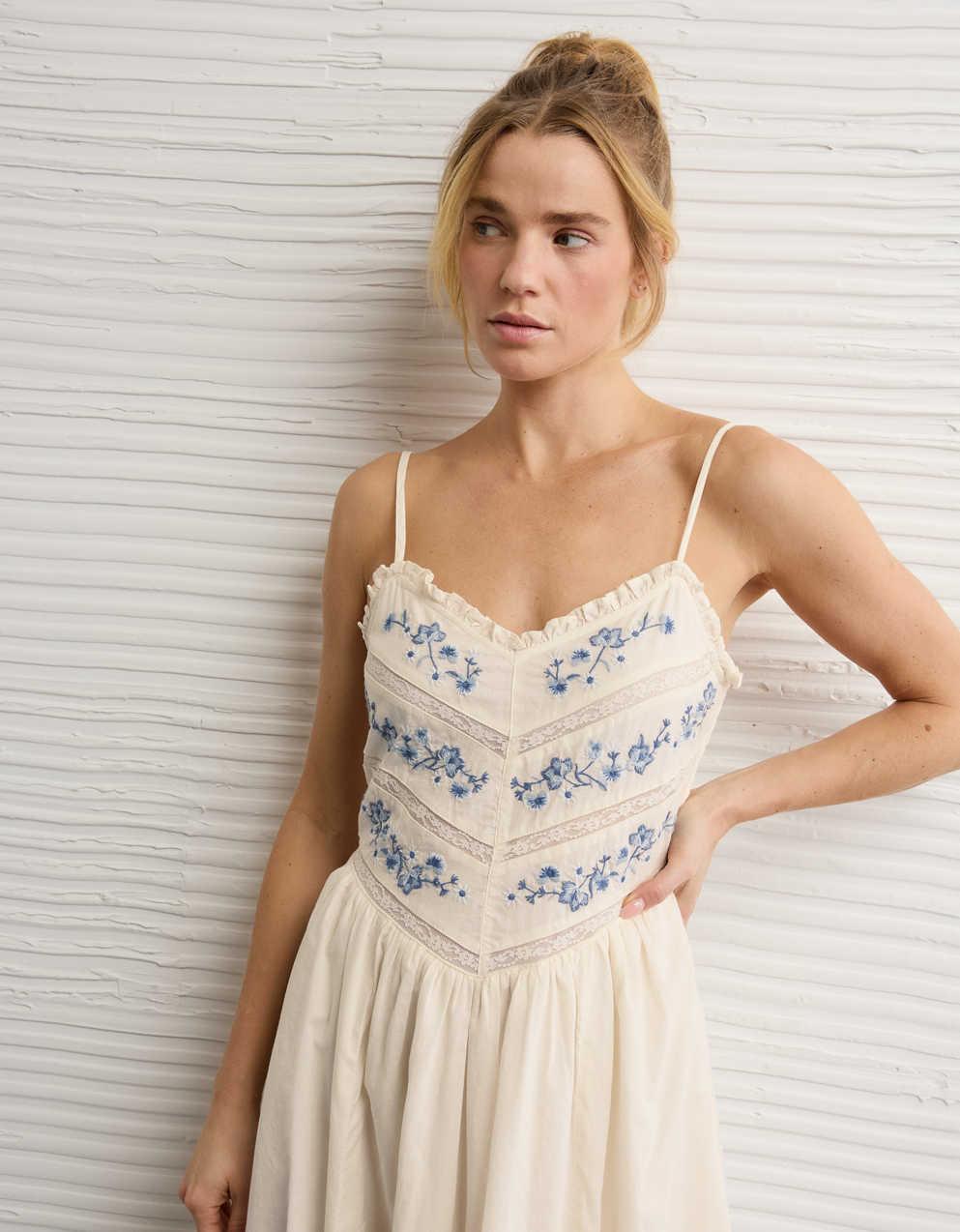 AE Bella Lace Inset Midi Dress
