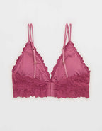 Show Off Rosey Lace Padded Plunge Bralette