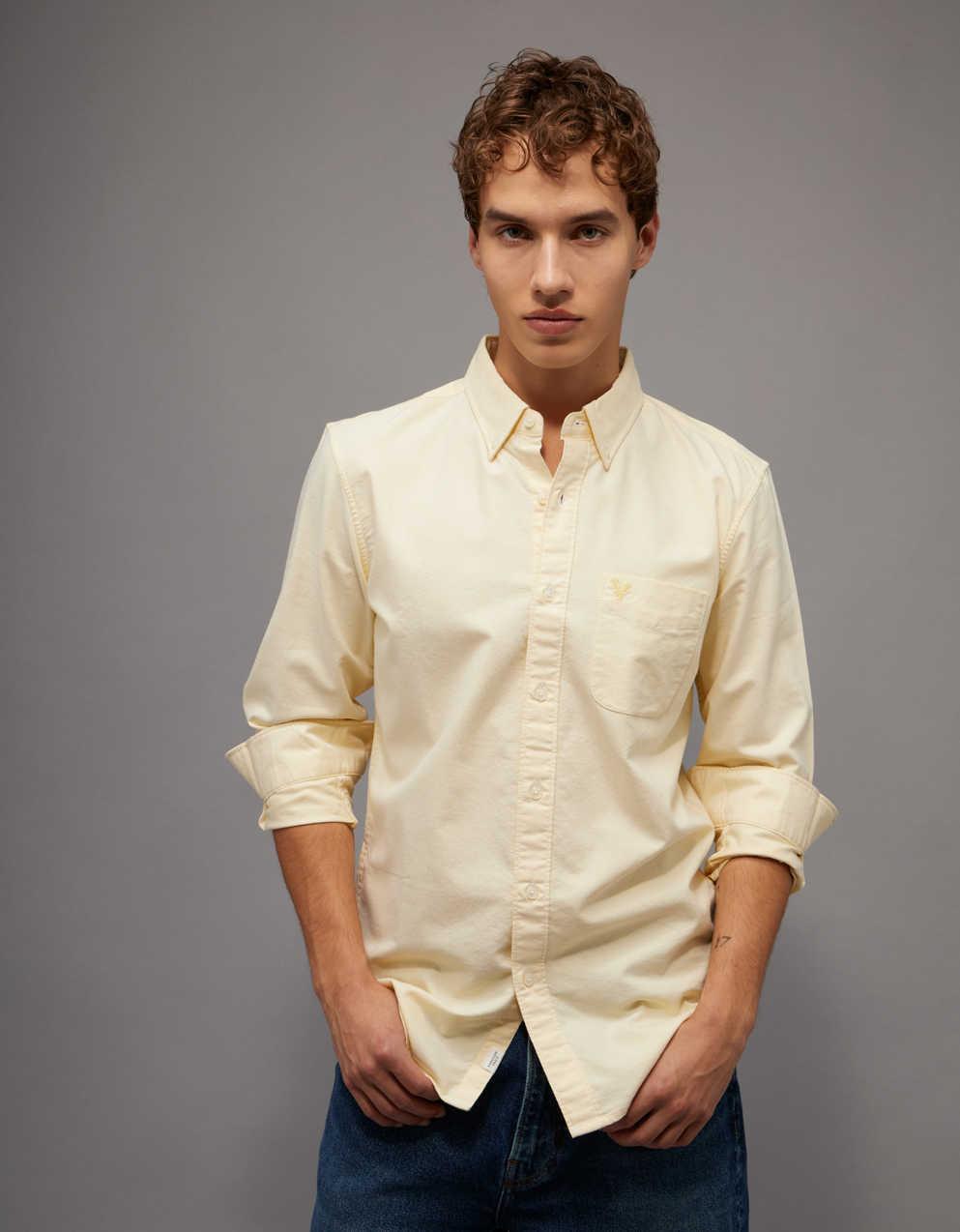 AE Everyday Slim Oxford Button-Up Shirt