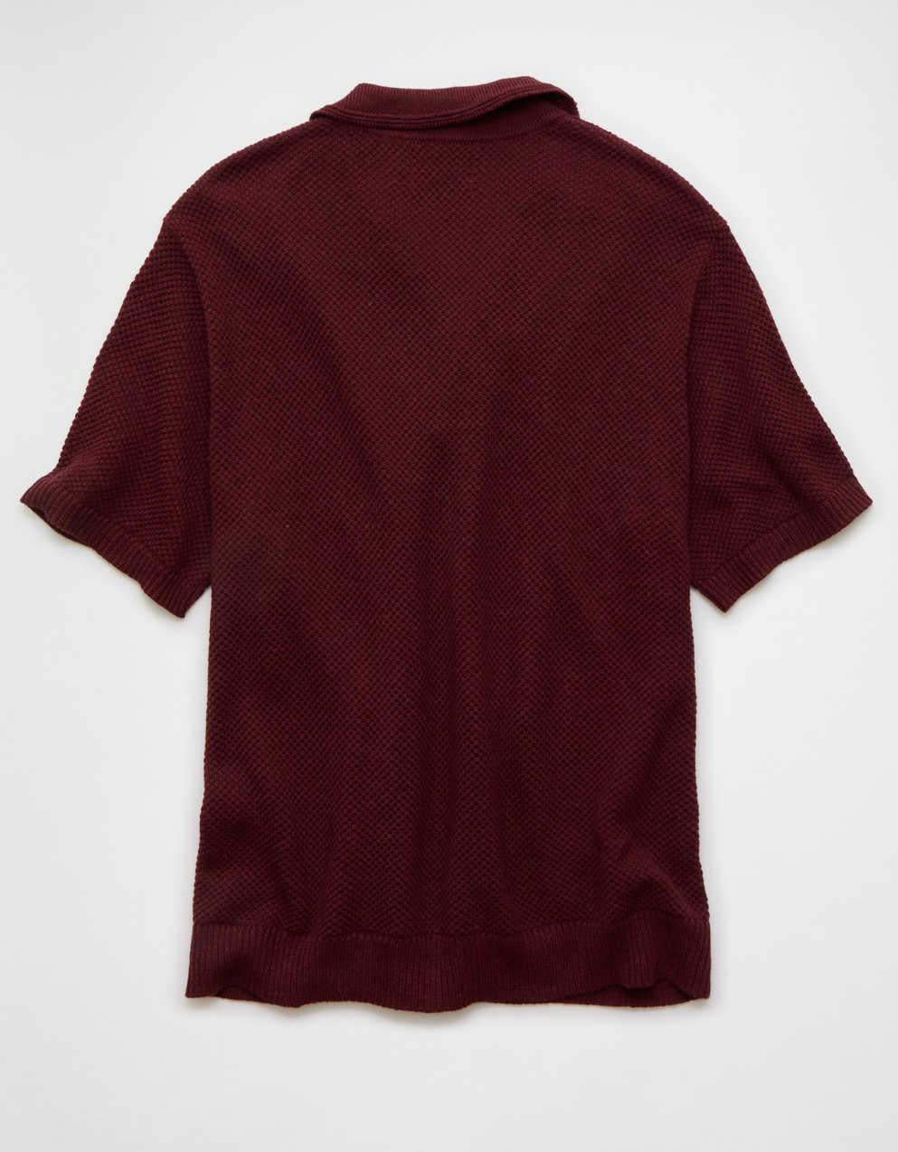 AE Pique Sweater Polo Shirt