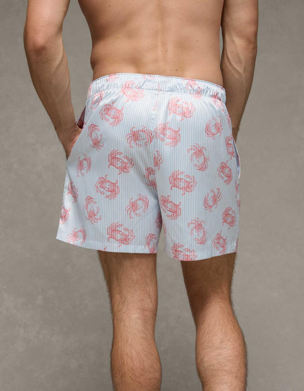 AEO Men's Food Satin Pocket Boxer Short