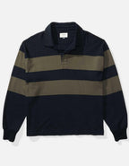 AE Long Sleeve Boxy Rugby Polo Shirt