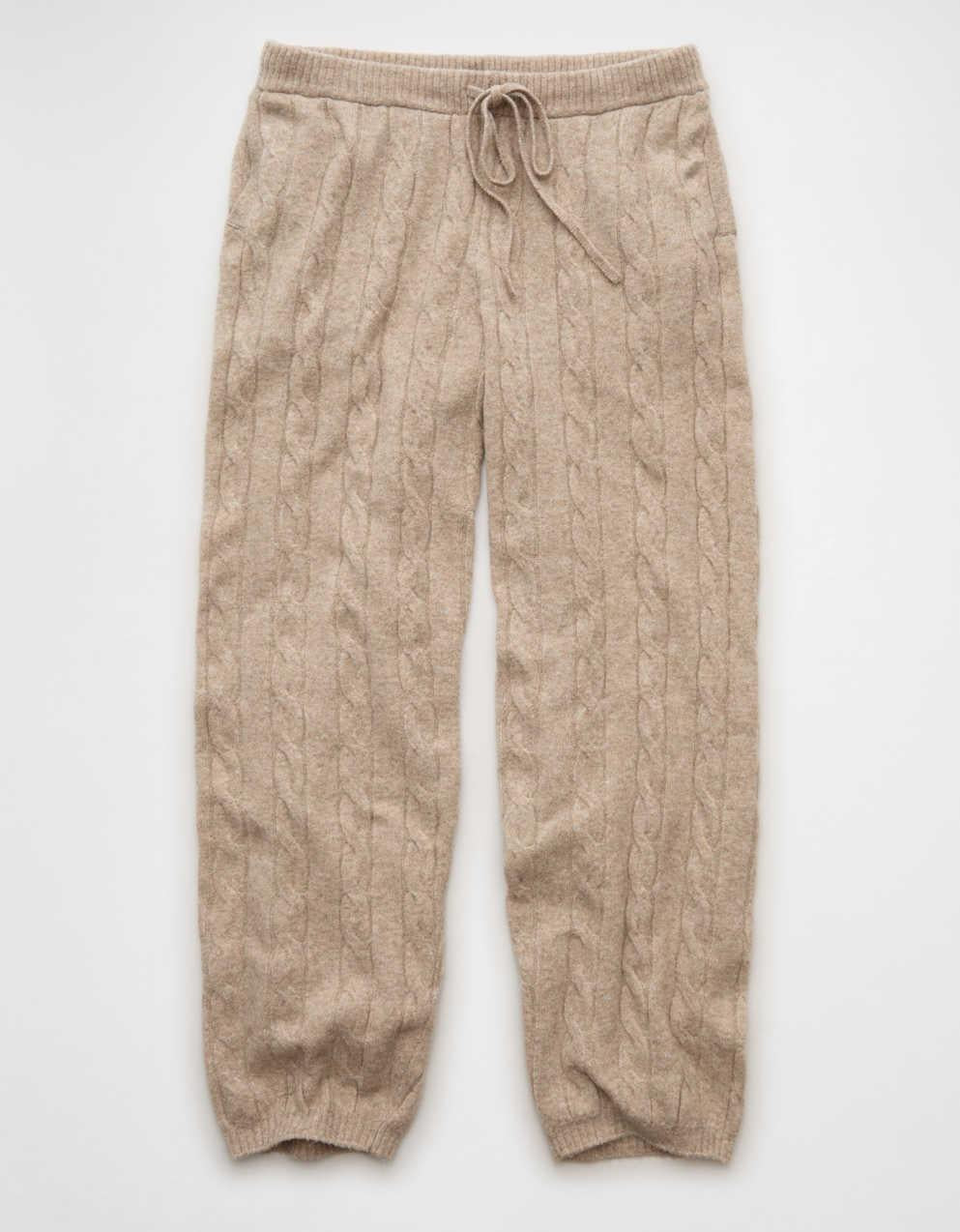AE Cable Knit Sweatpant