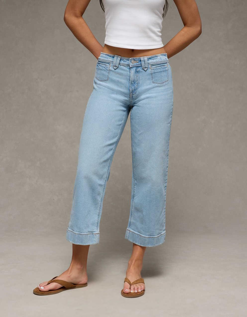 AE High-Waisted Stovepipe Crop Jean