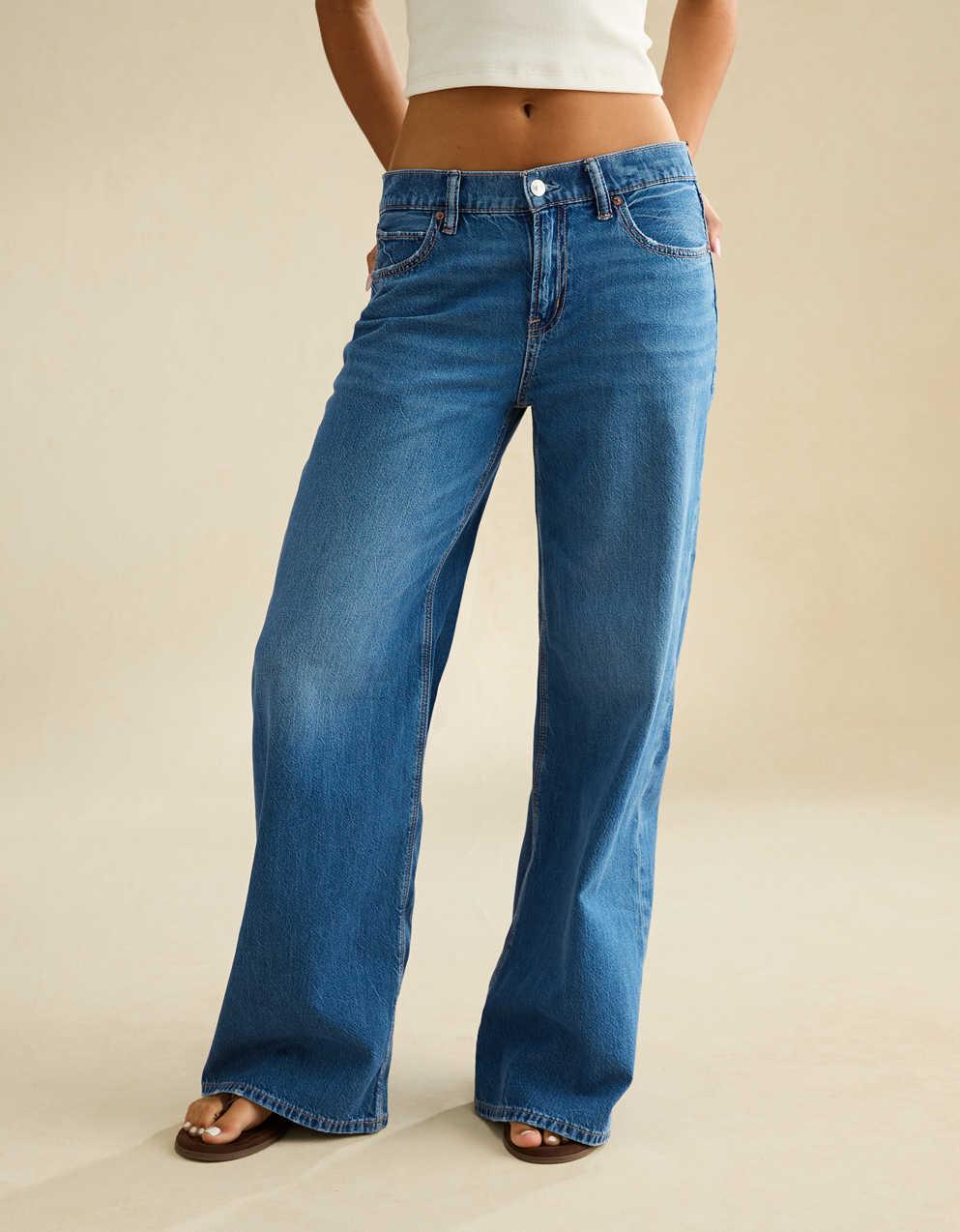 AE Low-Rise Baggy Ultra-Wide Leg Jean