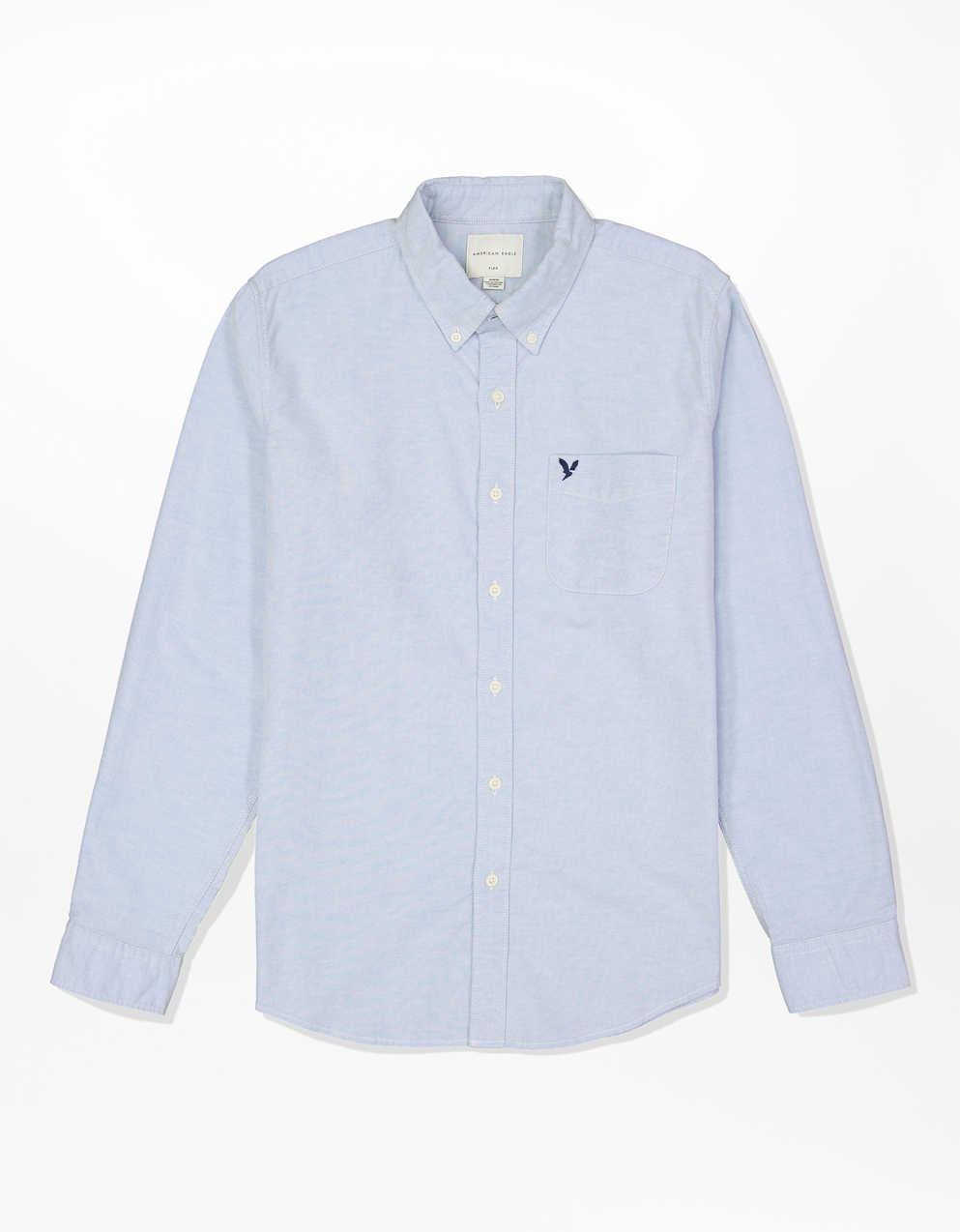 AE Slim Fit Flex Oxford Button-Up Shirt