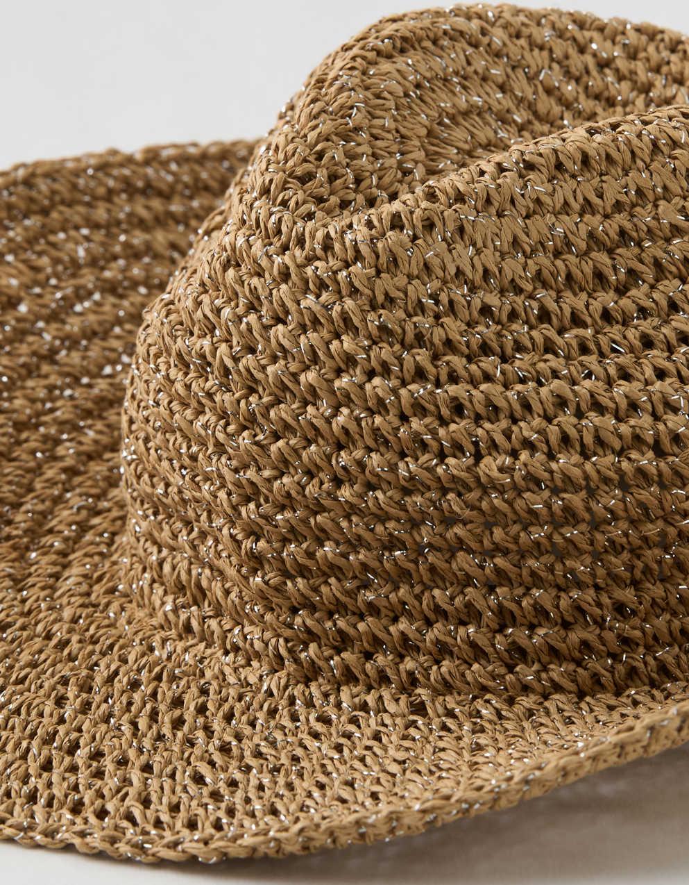 Aerie Shimmer Straw Cowboy Hat