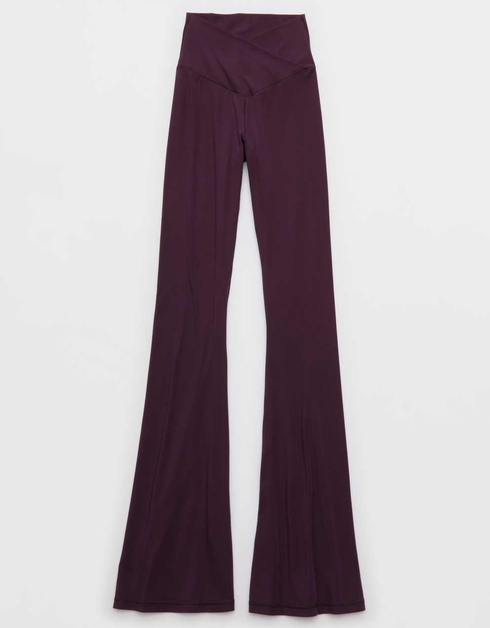 OFFLINE By Aerie Real Me High Waisted Crossover Flare Legging