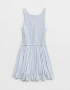 Aerie Happiest Smocked Mini Dress