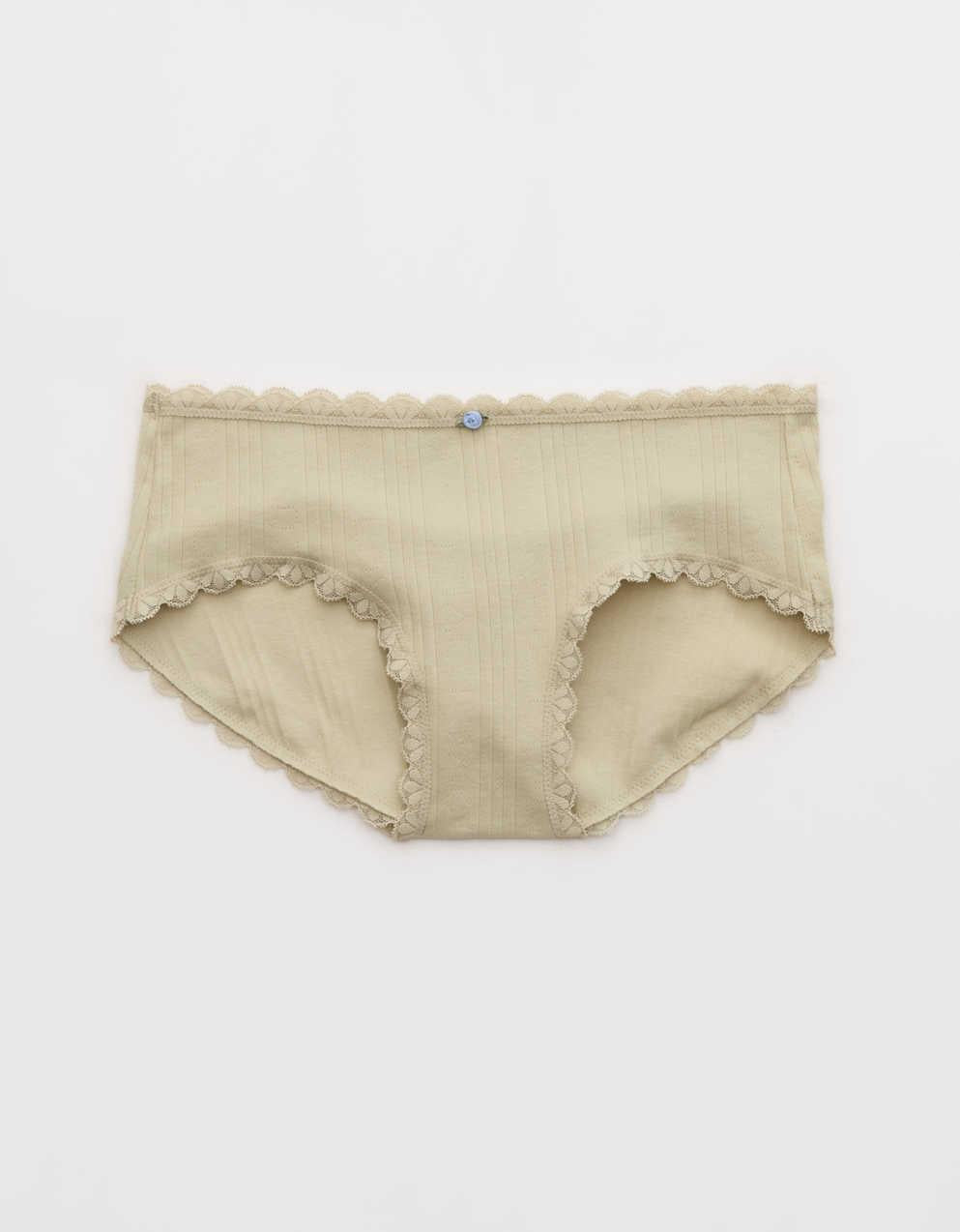 Superchill Cotton Pointelle Lace Boybrief Underwear