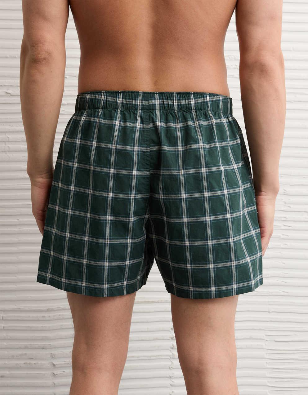 AEO Stretch Plaid Classic Boxer Short