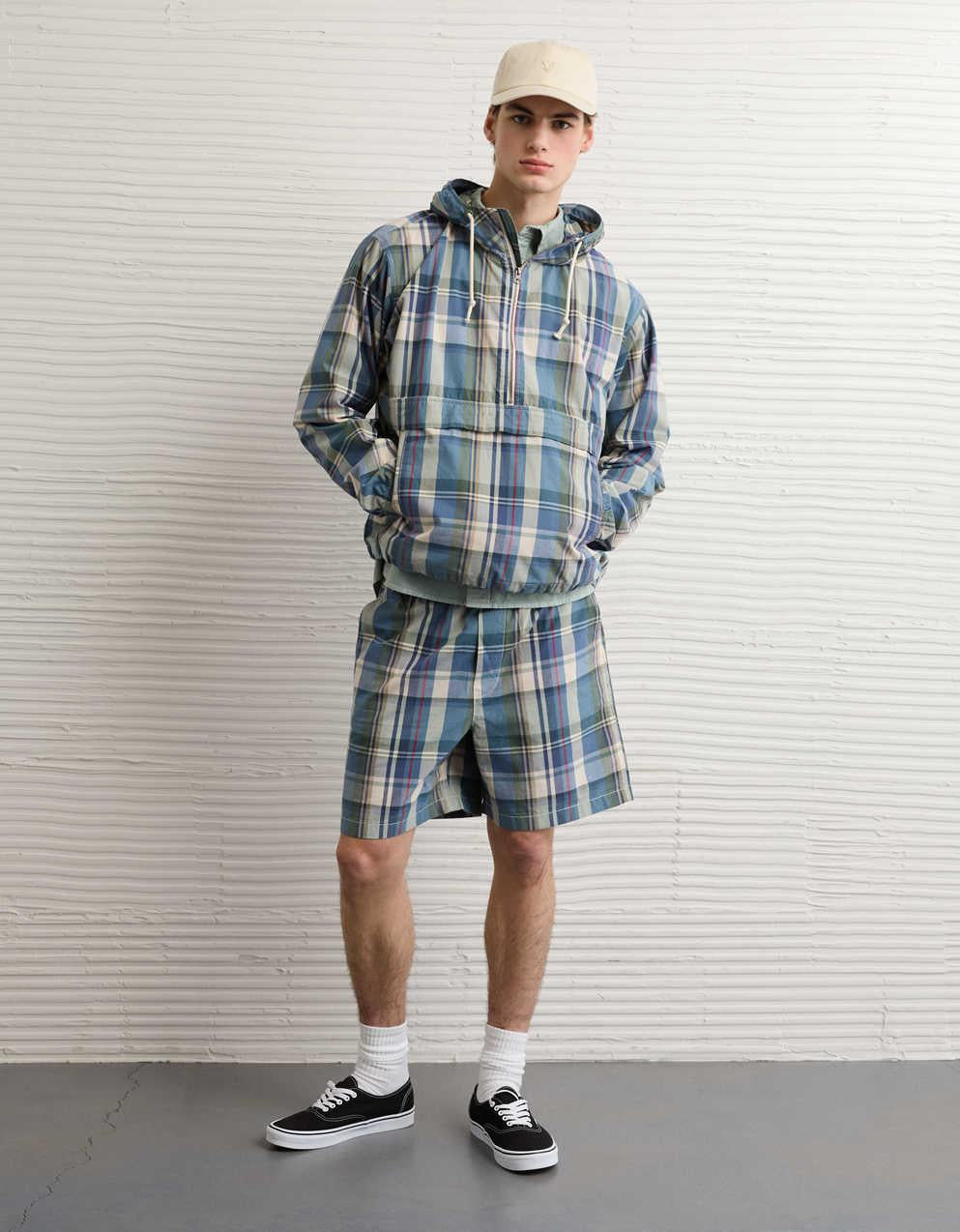 AE Plaid Anorak Jacket