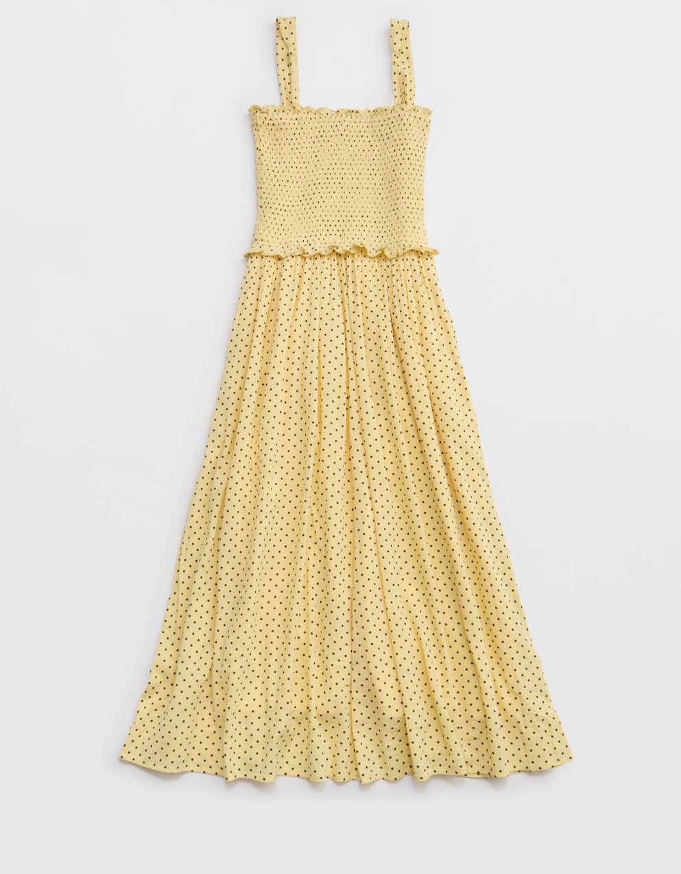 Aerie At The Barre Smocked Dress