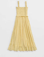 Aerie At The Barre Smocked Dress