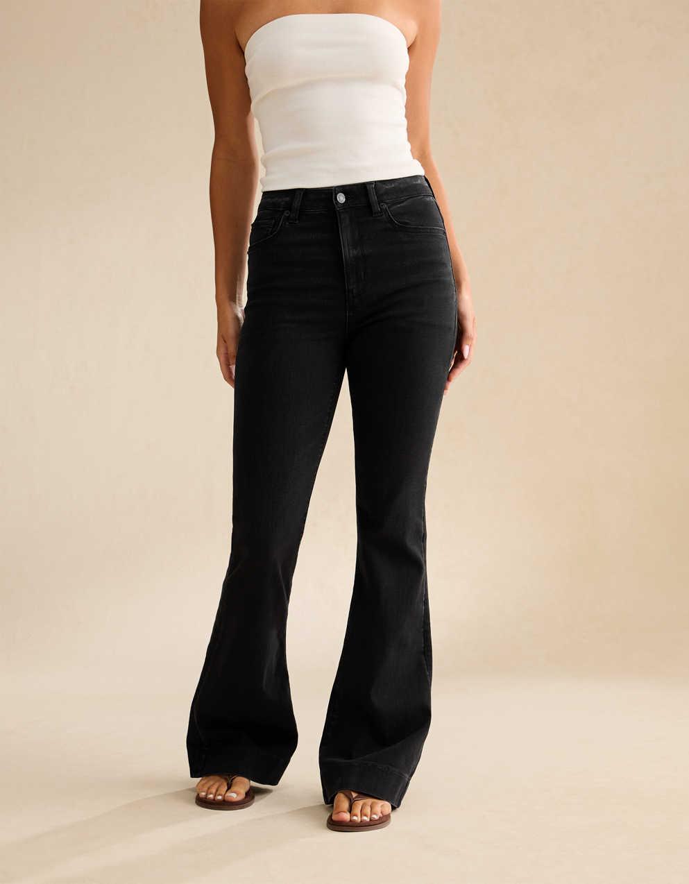 AE Super High-Waisted Flare Jean