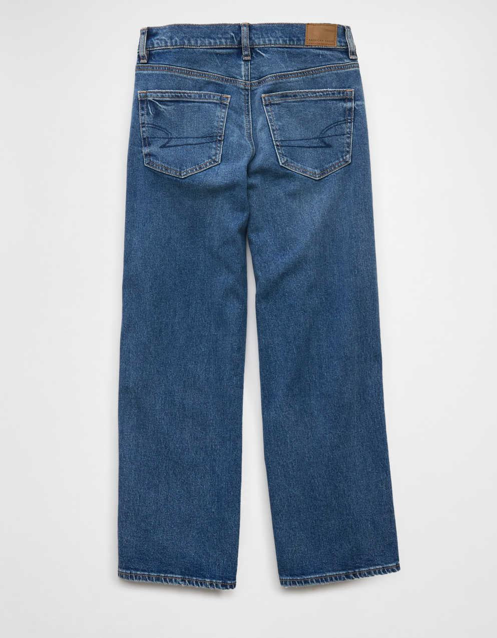 AE Stretch High-Waisted Stovepipe Crop Jean