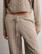 AE Cable Knit Sweatpant