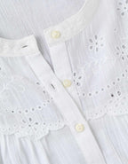 AE Embroidered Button-Up Blouse