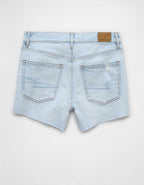 AE Strigid Ripped Super High-Waisted Relaxed Denim Short