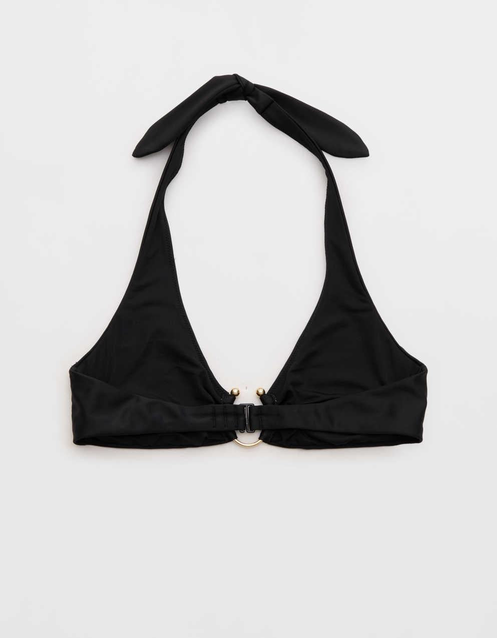 Aerie Horseshoe Ring Halter Voop Bikini Top