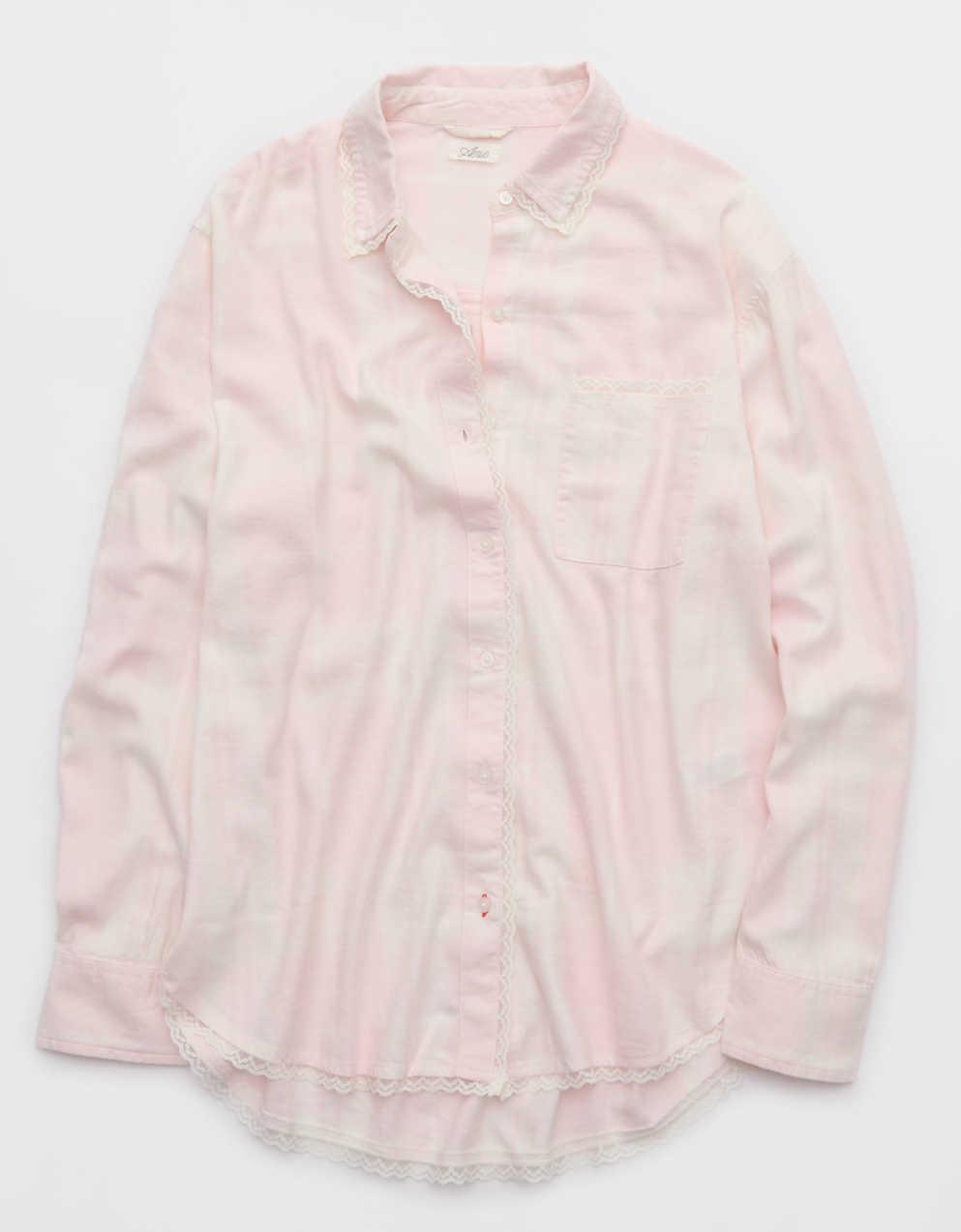 Aerie Flannel Pajama Shirt